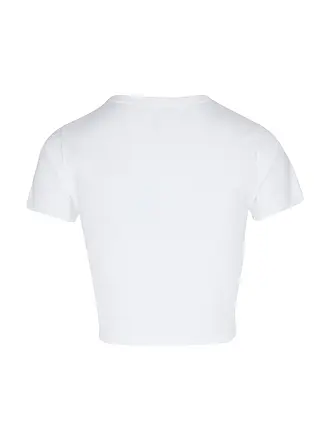 UNDER ARMOUR | T-shirt da donna UA Rival Rib Baby | weiss